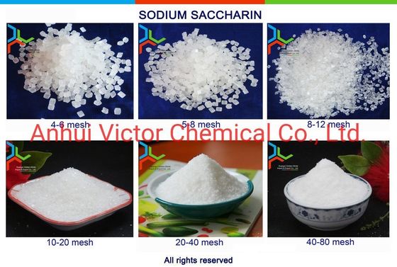 Solicitud personalizada de sodio sacarina anhidro CAS 128-44-9 para la certificación ISO