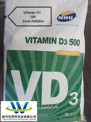 Vitamina D3 500 000 IU para piensos para animales de alto rendimiento Vd3 500 Vitaminas 5000 toneladas/mes
