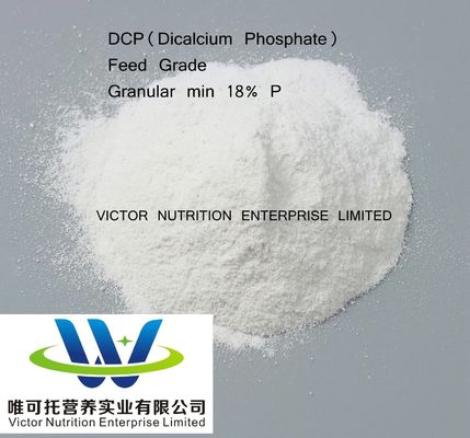 Grado alimenticio Fosfato dicalcio DCP 18% Suplemento vitamínico esencial para el ganado