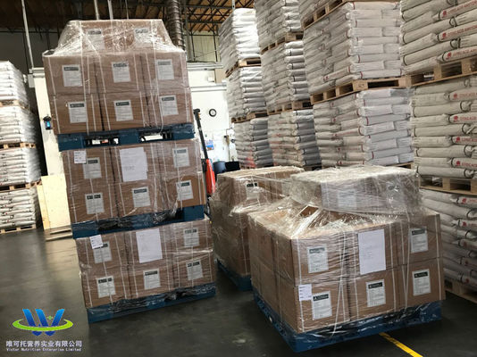 Grado alimenticio Vitamina E 50% en polvo CAS 7695-91-2 y plazo de validez 12 meses para piensos