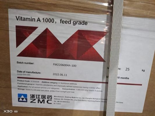 Vitamina E 50% grado alimenticio para la alimentación de las aves de corral Recursos de composición nutricional natural