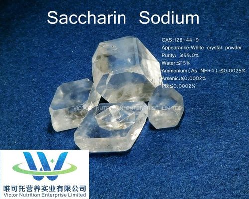 Maquillaje de sodio de sacarina 8-12 CAS 128-44-9 para valor nutricional en aditivos alimentarios
