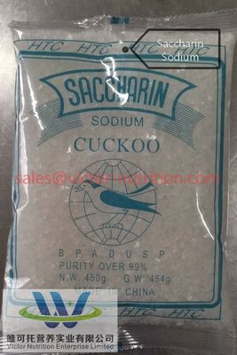 Maquillaje de sodio de sacarina 8-12 CAS 128-44-9 para valor nutricional en aditivos alimentarios