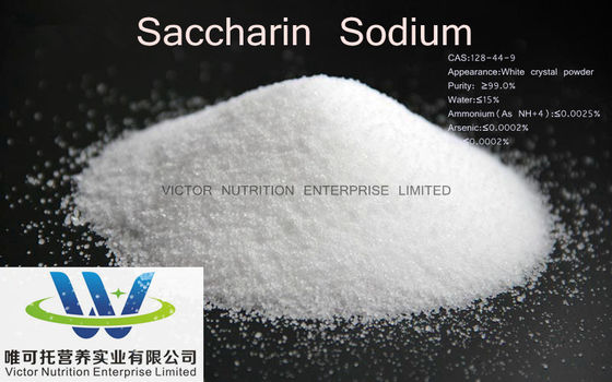 Maquillaje de sodio de sacarina 8-12 CAS 128-44-9 para valor nutricional en aditivos alimentarios