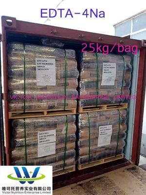 EDTA-4na de alta pureza en polvo de fórmula C10h12n2na4o8 para alimentos y procesamiento industrial