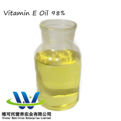 Aceite en polvo de Dl-alfa-tocoferilo acetato de vitamina E certificado como antioxidante de 15% a 98%.
