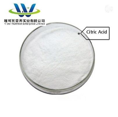 Solicitud personalizada de ácido cítrico monohidrato CAS 5949-29-1 Bp/USP por su valor nutricional
