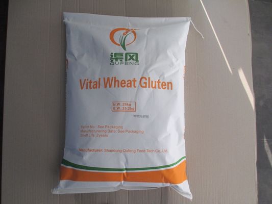 Gluten de trigo blanco vital 82% para alimentos hinchados