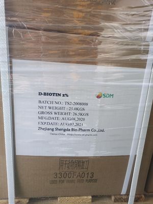 D-biotina Vitamina H con material de embalaje de papel y método de almacenamiento normal