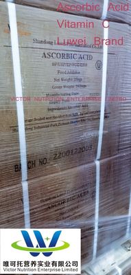Material de embalaje de papel Vitamina C Ácido ascórbico CAS50-81-7 para productos químicos y vitaminas