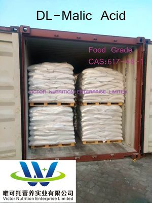 Dl-ácido málico Material de embalaje Kraft/bolsa de plástico revestida con bolsa de PE CAS 617-48-1 de Addico