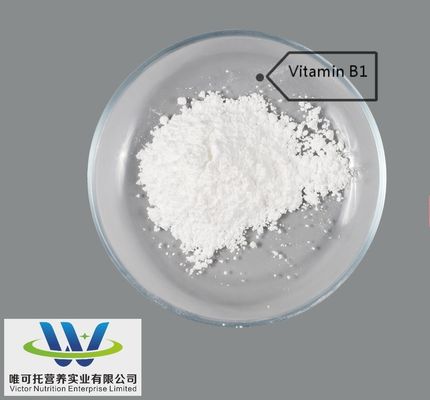 Certificado QS Vitamina B1 Nitrato de monotiamina CAS 532-43-4 con servicio de personalización