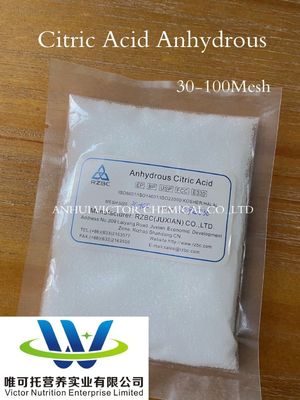 Ácido cítrico anidro/monohidrato/mono para yeso Solicitud personalizada Valor nutricional