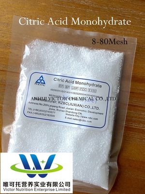 Ácido cítrico anidro/monohidrato/mono para yeso Solicitud personalizada Valor nutricional
