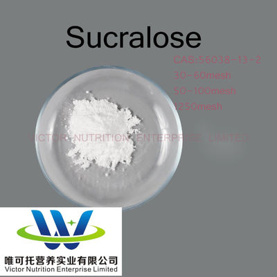 Polvo de sucralosa pura de alta pureza de grado alimenticio CAS 56038-13-2 Fórmula C12h19cl3o8 en el mejor de los casos
