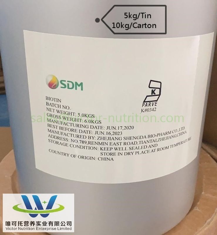 Suero para la limpieza de biotina con fórmula de tripeptídeo-biotinoil-1 conforme a las normas de calidad general y &gt; 90% de sustancias activas