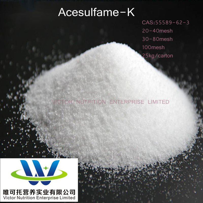 Azúcar 99% Ace-K/Acesulfame-K CAS 33665-90-6 Materia prima para aditivos alimentarios edulcorantes
