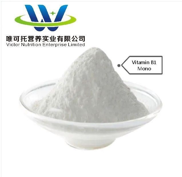 Certificado QS Vitamina B1 Nitrato de monotiamina CAS 532-43-4 con servicio de personalización